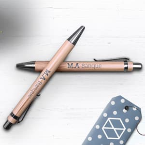 50 Stylos eco-friendly bambou