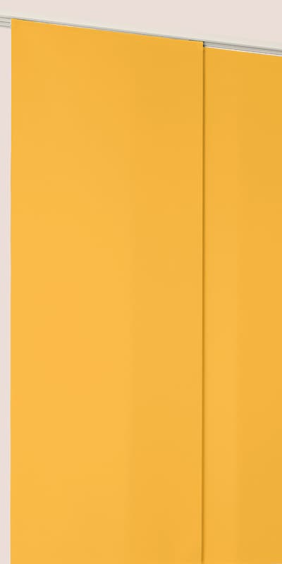 Panneaux Japonais Protection Solaire Non feu M1 Jaune